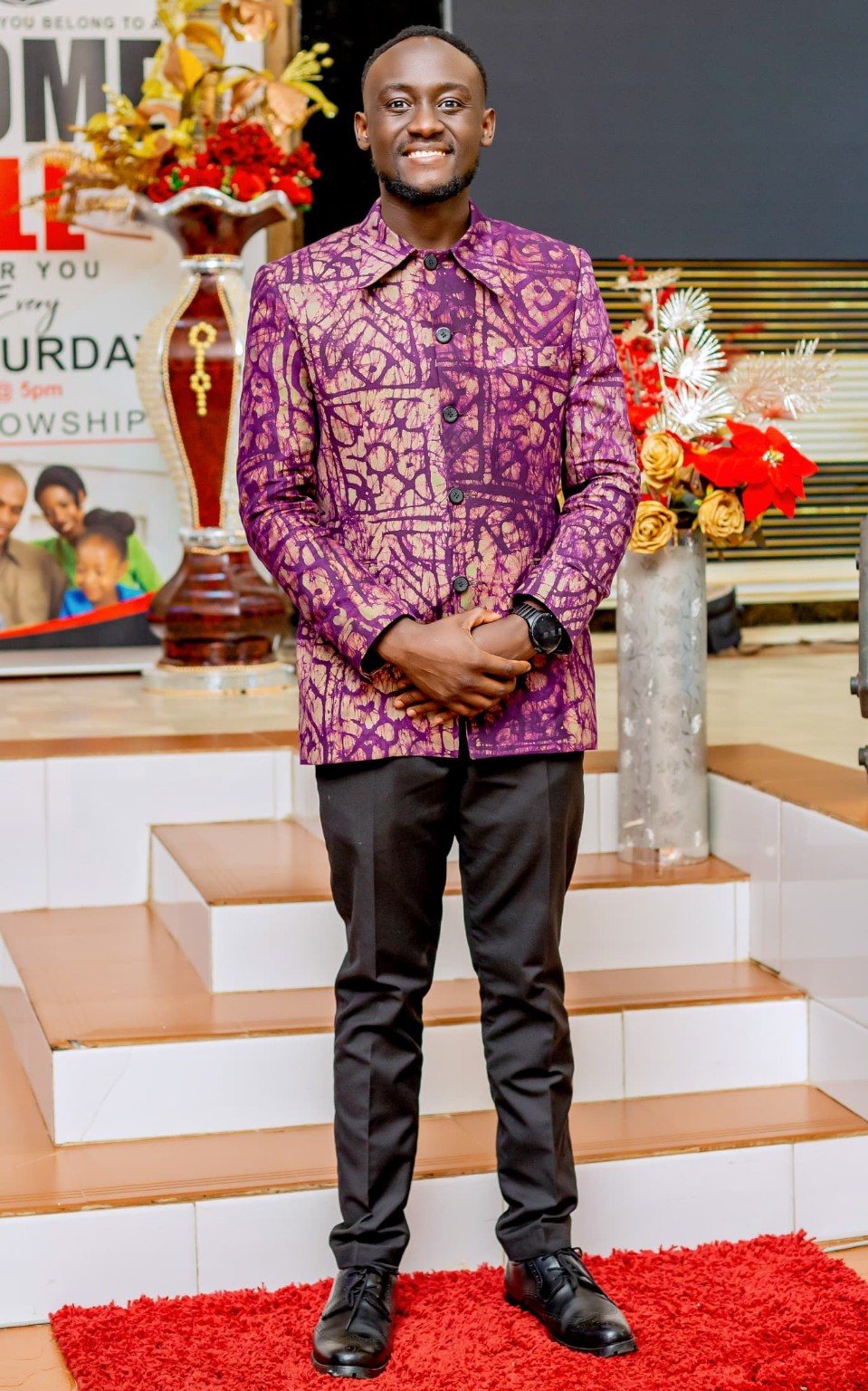 Purple Statement Men’s Jacket