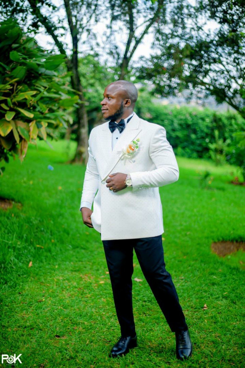 White Wedding Couple Wear