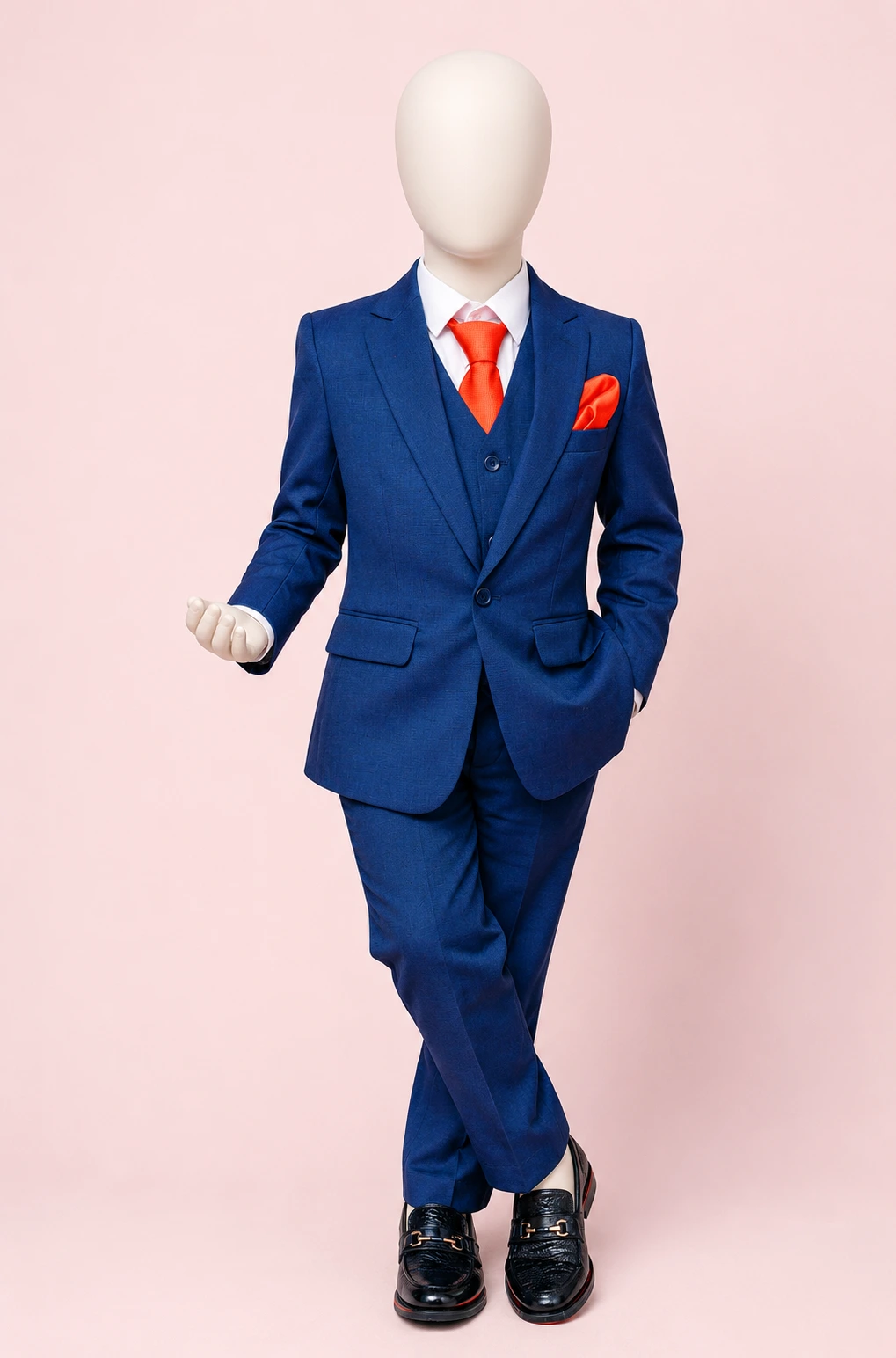 Royal Blue Three-Piece Suit